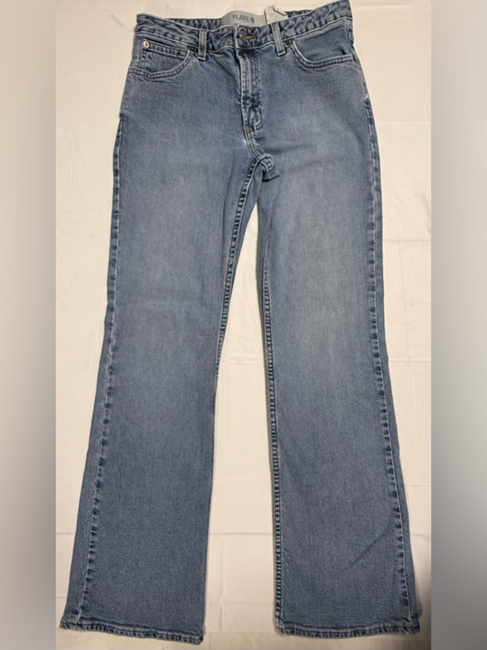 GAP Flare Jeans Size 6 Regular Medium Wash Y2K Stretch Denim
